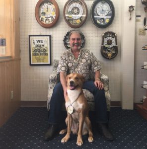 Jim Ricotta and his dog Jessie James